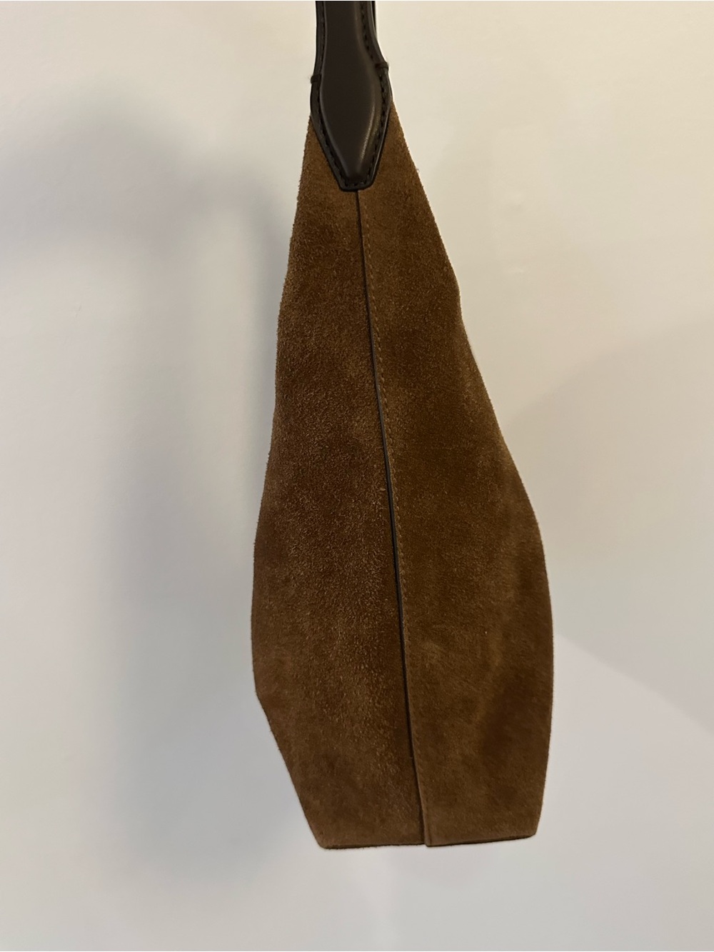 Madewell Mylie, soft grain, small shoulder bag, brown suede - Picture 6 of 12
